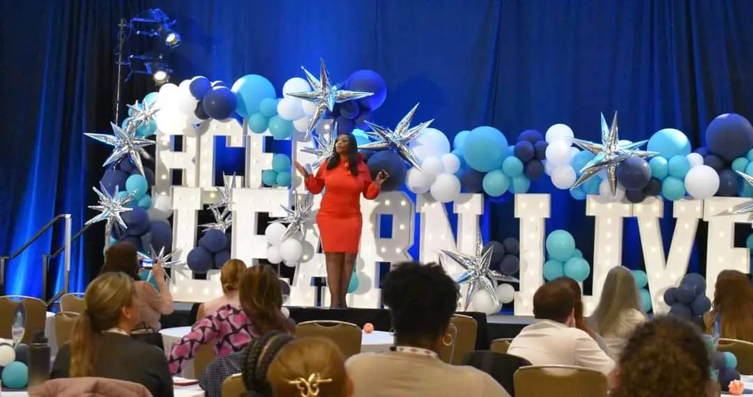 Dr. Shawntay Harris speaking